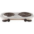 BRENTWOOD APPLIANCES, INC. TS-361W Brentwood TS-361W 1500w Double Electric Burner, White - Burner