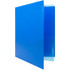 MEDLINE INDUSTRIES, INC. 96449D JAM Paper Heavy Duty 4-Pocket Plastic Folders, 9 1/2in x 11 5/8in, Blue, Pack Of 2