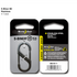 Nite-Ize SB2-03-11 Dual Carabiner Stainless Steel