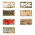 Eleven 10 E10-7001-MEDIC-MTC/BLK 2x4 Med ID Patch