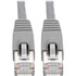 TRIPP LITE N262-005-GY  Cat6a Snagless Shielded STP Patch Cable 10G, PoE, Gray M/M 5ft - 5 ft Category 6a Network Cable - 1.25 GB/s - Shielding - Gray
