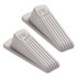 MASTER CASTER COMPANY 00975 Big Foot Doorstop, No Slip Rubber Wedge, 2.25w x 4.75d x 1.25h, Beige, 2/Pack