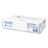 INTEGRATED BAGGING SYSTEMS Inteplast Group EC171806N High-Density Commercial Can Liners, 4 gal, 6 mic, 17" x 18", Clear, Perforated Roll, 50 Bags/Roll, 40 Rolls/Carton