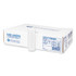 INTEGRATED BAGGING SYSTEMS Inteplast Group EC171806N High-Density Commercial Can Liners, 4 gal, 6 mic, 17" x 18", Clear, Perforated Roll, 50 Bags/Roll, 40 Rolls/Carton