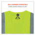 TENACIOUS HOLDINGS, INC. ergodyne® 21865 GloWear 8263FRHL Class 2 FR Safety Economy Hook and Loop Vest, Modacrylic Mesh/Cotton, Large/X-Large, Lime