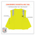 TENACIOUS HOLDINGS, INC. ergodyne® 21865 GloWear 8263FRHL Class 2 FR Safety Economy Hook and Loop Vest, Modacrylic Mesh/Cotton, Large/X-Large, Lime