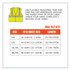 TENACIOUS HOLDINGS, INC. ergodyne® 21865 GloWear 8263FRHL Class 2 FR Safety Economy Hook and Loop Vest, Modacrylic Mesh/Cotton, Large/X-Large, Lime