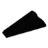 MASTER CASTER COMPANY 00969 Giant Foot Doorstop, No-Slip Rubber Wedge, 3.5w x 6.75d x 2h, Brown, 2/Pack