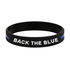 Thin Blue Line BACK-BLUE-BR-8 Back the Blue Bracelet