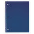 OFFICE DEPOT OD23298504 Just Basics Poly Spiral Notebook, 8in x 10-1/2in, 1 Subject, Wide Ruled, 70 Sheets, Blue