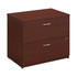 BUSH INDUSTRIES INC. WC36754SUIR Bush Business Furniture Components 35-2/3inW x 23-3/10inD Lateral 2-Drawer File Cabinet, Mahogany/Mahogany, Standard Delivery