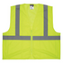 MCR Safety V2CL2MLZX2 Class 2 Mesh Lime Safety Vest