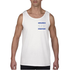 Thin Blue Line 6IX-TANK-WHITE-M Tank - We Got Your 6IX