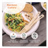 WORLD CENTRIC SPBB67 Bamboo Cutlery, Spoon, Paper, Natural, 2,000/Carton