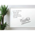 UBRANDS, LLC U Brands 030U00-01  Non-Magnetic Melamine Dry Erase Board, 23in X 17in, Silver Aluminum Frame