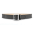 Dutyman 4631-58-9031 1-3/4"" Hi-Gloss Leather 4 Row Stitch Garrison Belt with Nickel Buckle