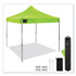 TENACIOUS HOLDINGS, INC. ergodyne® 12900 Shax 6000 Heavy-Duty Pop-Up Tent, Single Skin, 10 ft x 10 ft, Polyester/Steel, Lime