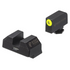 Night Fision GLK-003-010-YGXG Costa Ludus Night Sight Set for Glock 42/43/43X