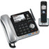 VTECH HOLDINGS LTD AT&amp;T TL86109 AT&T TL86109 DECT 6.0 Digital 2-Line Corded/Cordless Phone With Digital Answering System, Silver/Black