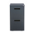 ALERA PAFFCH File Pedestal, Left or Right, 2 Legal/Letter-Size File Drawers, Charcoal, 14.96" x 19.29" x 27.75"