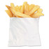 BAGCRAFT CORP. OF AMERICA 450003 Bagcraft PB3 French Fry Bags, 3 1/2in x 4 1/2in, White, Carton Of 2,000 Bags