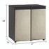 AVANTI RMS551SS 5.5 Cu.Ft. Side by Side Refrigerator/Freezer, Black/Platinum