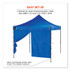 TENACIOUS HOLDINGS, INC. ergodyne® 12979 Shax 6096 Pop-Up Tent Sidewall with Zipper, Single Skin, 10 ft x 10 ft, Polyester, Blue