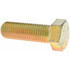 Value Collection C89703 Hex Head Cap Screw: 7/8-9 x 2-3/4", Grade 8 Steel, Zinc Yellow Dichromate Finish