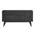 EURO STYLE, INC. Eurostyle 38936-BLK  Lawrence 59inW Sideboard, Matte Black