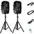 SOUND AROUND INC. Pyle PPHP849KT  Active + Passive PA Speaker System Kit