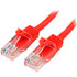 STARTECH.COM 45PATCH2RD  Cat5e Snagless UTP Patch Cable, 2ft, Red