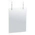 AZAR INTERNATIONAL INC 179904 Azar Displays Hanging Adjustable Cashier Shields/Sneeze Guards, 23-1/2in x 31-1/2in, Clear, Pack Of 2 Shields