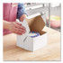 SOUTHERN CHAMPION TRAY SCT® 0909 White One-Piece Non-Window Bakery Boxes, 6 x 6 x 4, White, Paper, 250/Bundle
