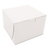 SOUTHERN CHAMPION TRAY SCT® 0909 White One-Piece Non-Window Bakery Boxes, 6 x 6 x 4, White, Paper, 250/Bundle