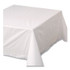 HOFFMASTER 210066 Tissue/Poly Tablecovers, 72" x 72", White, 25/Carton