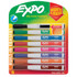 NEWELL BRANDS INC. Expo 1944748  Magnetic Dry Erase Markers With Eraser, Fine Tip, Assorted Ink Colors, Pack Of 8