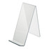 AZAR DISPLAYS 515445  Acrylic Easel Displays, 10-1/2inH x 4-1/2inW x 9-1/2inD, Clear, Pack Of 10 Holders