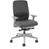 HNI CORPORATION HON NR12SAMC19BI  Nucleus Task Chair KD - Black Fabric Seat - Black Back - Titanium Frame - Armrest - 1 Each