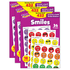 EDUCATORS RESOURCE Trend T-83903-3  Stinky Stickers, Smiles Variety Pack, 432 Stickers Per Pack, Set Of 3 Packs