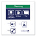 SCA TISSUE Tork® 520337 Industrial Cleaning Cloths, 1-Ply, 12.6 x 10, Gray, 500 Wipes/Roll