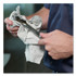 SCA TISSUE Tork® 520337 Industrial Cleaning Cloths, 1-Ply, 12.6 x 10, Gray, 500 Wipes/Roll
