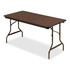 ICEBERG ENTERPRISES LLC 55314 Iceberg Economy Folding Table, Rectangle, 60inW x 30inD, Walnut