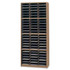 SAFCO PRODUCTS CO Safco 7131MO  Value Sorter Steel Corrugated Literature Organizer, 72 Compartments, Medium Oak