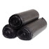 INTEGRATED BAGGING SYSTEMS Inteplast Group S386022K High-Density Commercial Can Liners, 60 gal, 22 mic, 38" x 60", Black, Interleaved Roll, 25 Bags/Roll, 6 Rolls/Carton