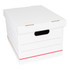 Great choice for storage and organization  Each file box includes a lift-off lid to protect your items.  These corrugate/cardboard storage boxes include handles for gripping.  Great choice for storage and organization.  15inL x 12inW x 10inH.  Contains Recycled Content - See Specs for Details.