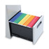 ALERA PAFFLG File Pedestal, Left or Right, 2 Legal/Letter-Size File Drawers, Light Gray, 14.96" x 19.29" x 27.75"