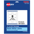 AVERY PRODUCTS CORPORATION 94236-WMP50 Avery Permanent Labels With Sure Feed, 94236-WMP50, Rectangle, 2in x 2-3/4in, White, Pack Of 400