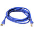 BELKIN, INC. A3L980-07-BLU Belkin CAT6 Ethernet Patch Cable, RJ45, M/M - 7 ft Category 6 Network Cable for Network Device - First End: 1 x RJ-45 Network - Male - Second End: 1 x RJ-45 Network - Male - Patch Cable - Gold Plated Connector - Gold Plated