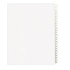 AVERY PRODUCTS CORPORATION Avery 1701  Allstate-Style Collated Legal Exhibit Dividers, 8 1/2in x 11in, White Dividers/White Tabs, 1-25, Pack Of 25 Tabs