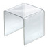 AZAR DISPLAYS 515318  7-1/2in Acrylic Riser Displays, 7-1/2inH x 7-1/2inW x 7-1/2inD, Clear, Pack Of 4 Risers